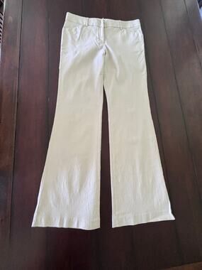 Express Design Studio Editor Pants Women's Size 6 Tan Wide Leg Career Trousers